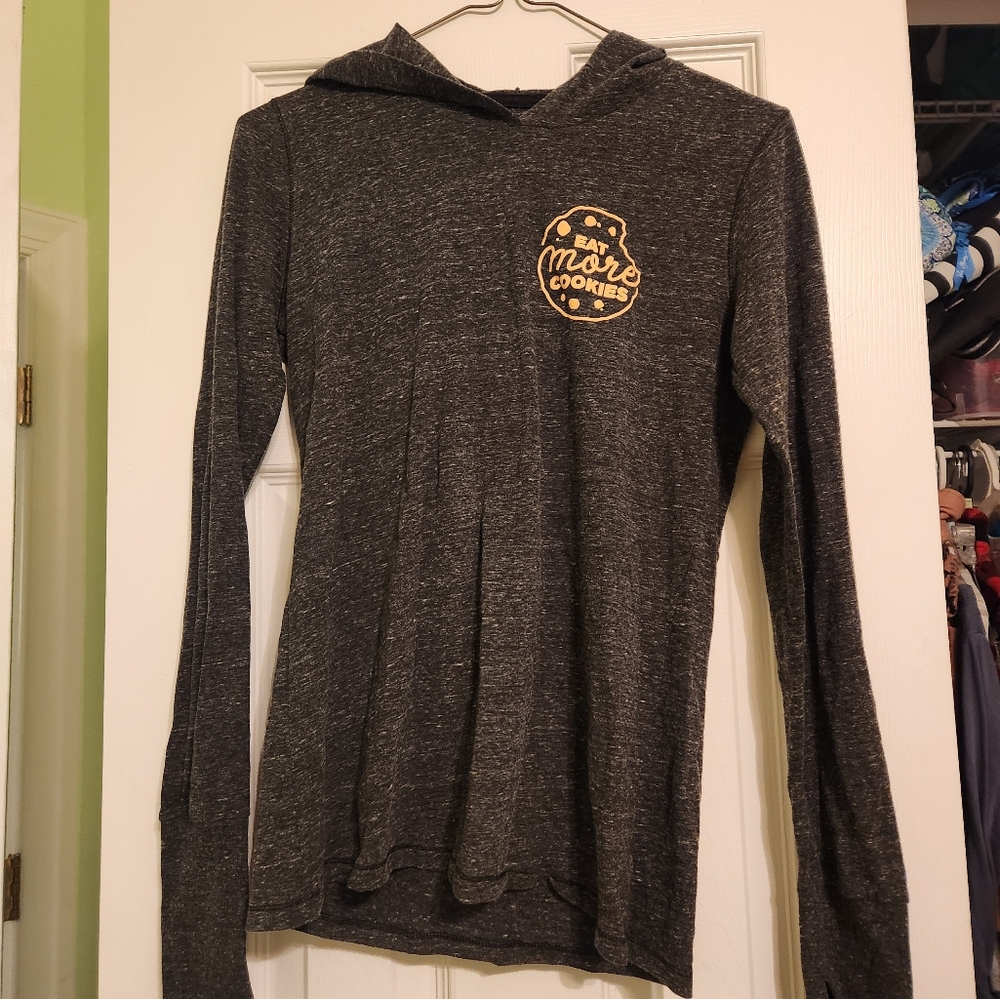 Quest Nutrition hoodie / long sleeve tee shirt / sweatshirt women's medium